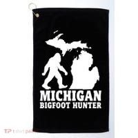 Michigan Bigfoot Hunter Golf Towel thumb 0