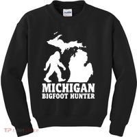 Michigan Bigfoot Hunter Kids Sweatshirt thumb 0
