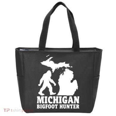 Michigan Bigfoot Hunter Tote Bag