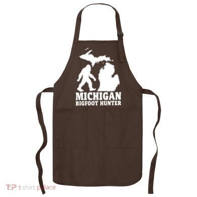 Michigan Bigfoot Hunter Apron
