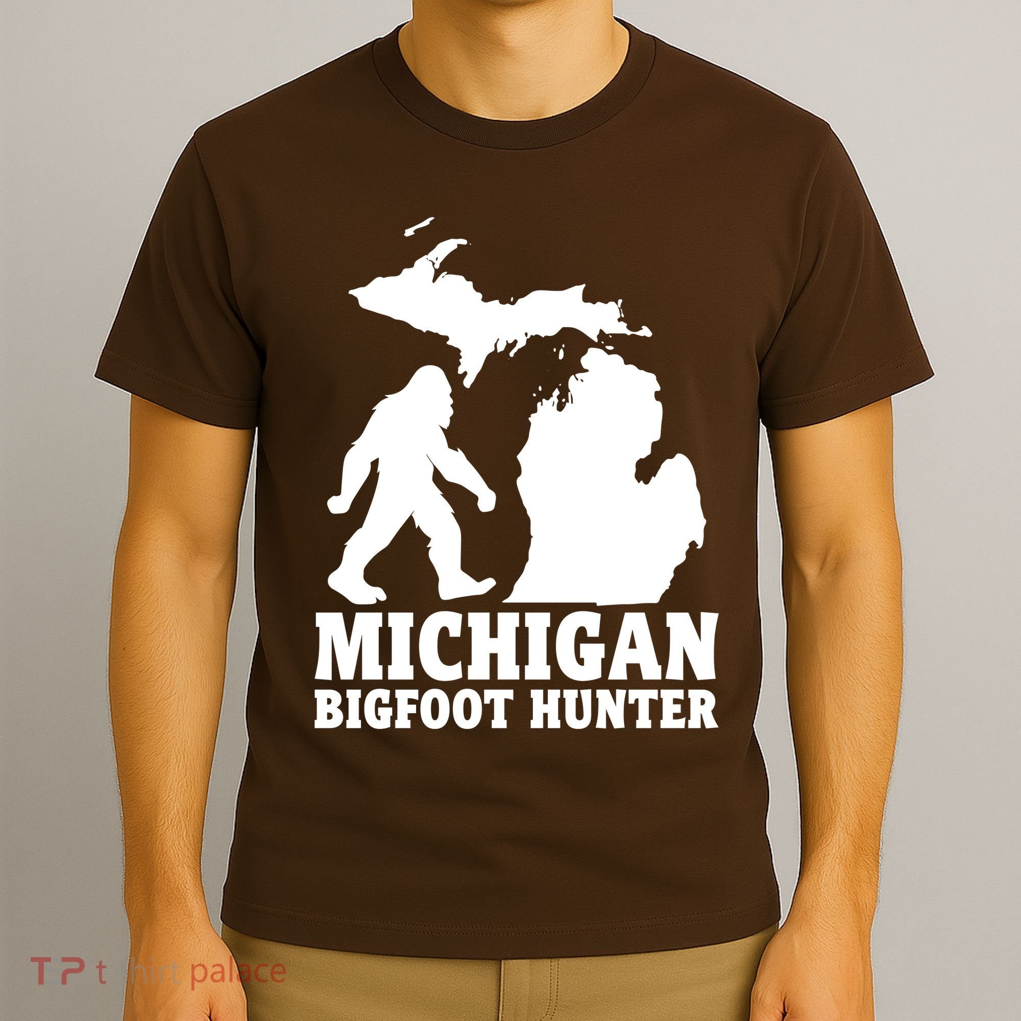 Michigan Bigfoot Hunter T-Shirt