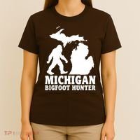 Michigan Bigfoot Hunter T-Shirt thumb 4