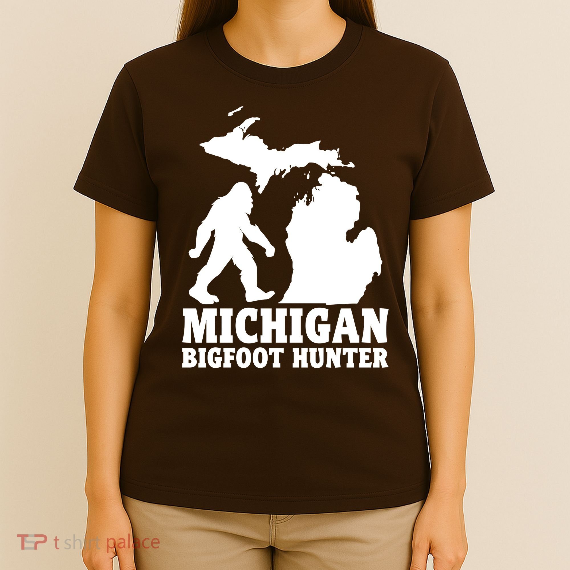 Michigan Bigfoot Hunter T-Shirt