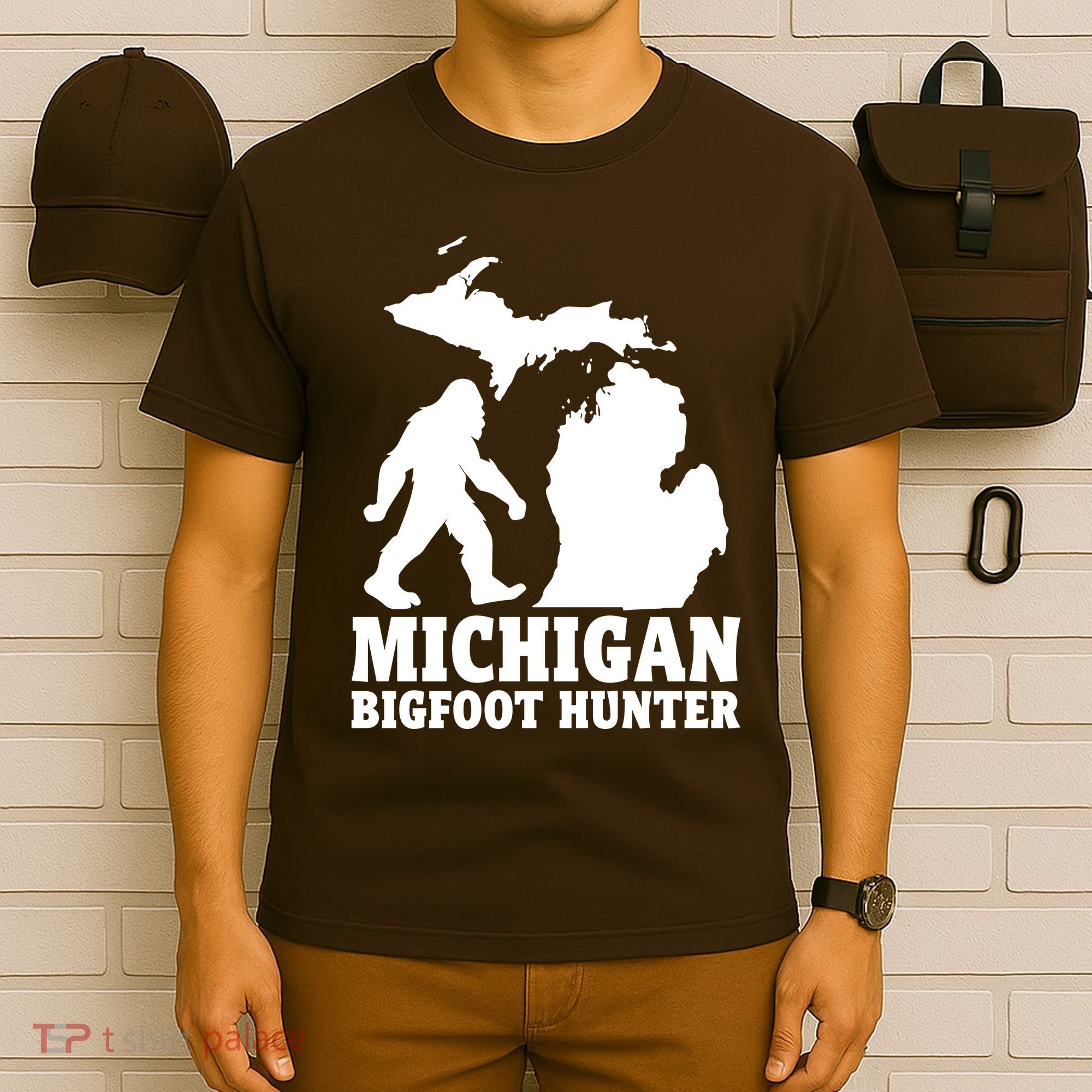 Michigan Bigfoot Hunter T-Shirt