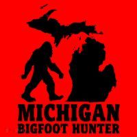 Michigan Bigfoot Hunter Santa Hat thumb 1