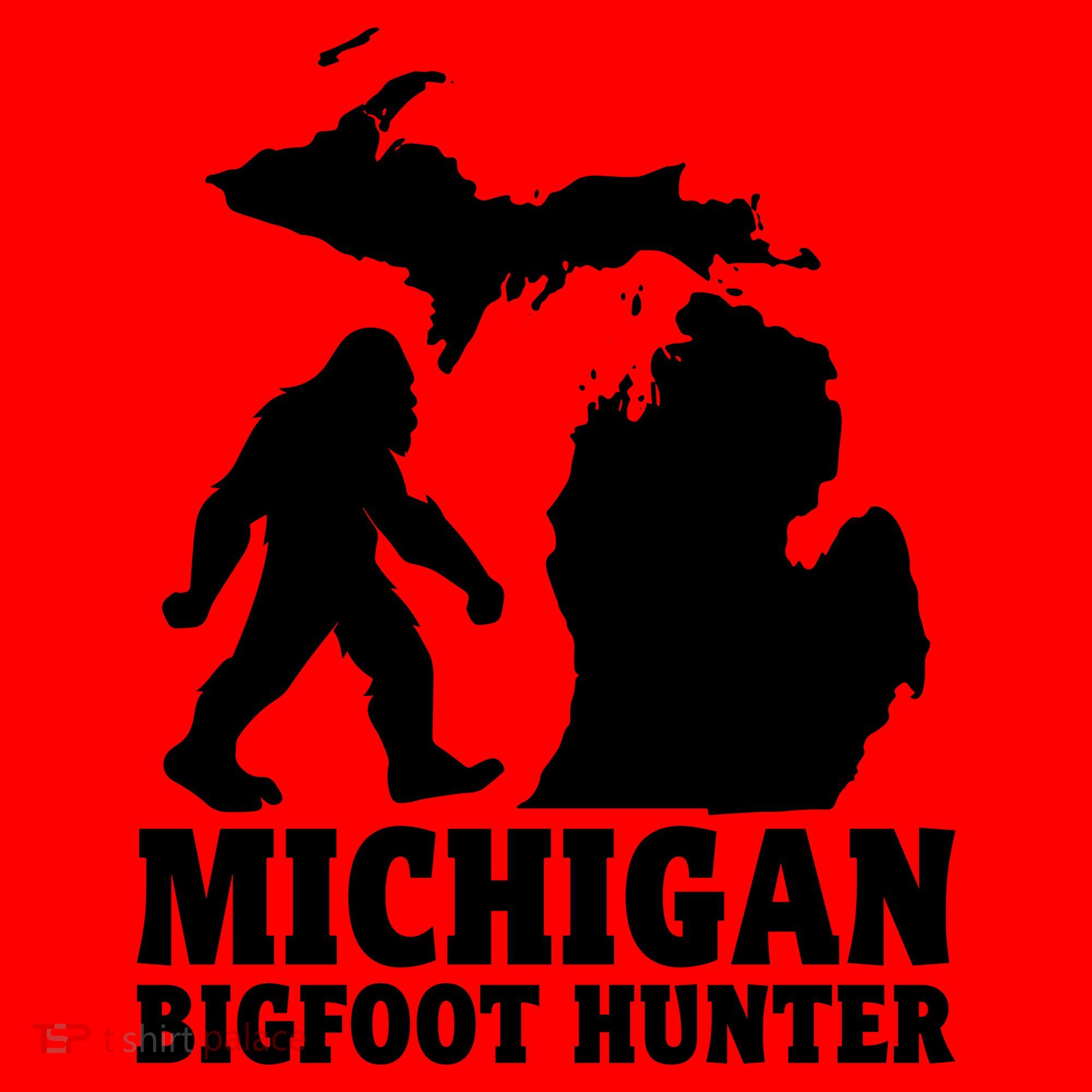 Michigan Bigfoot Hunter Santa Hat