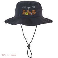 My Butt Hurts Funny Bitten Chocolate Bunny Easter Bucket Hat thumb 0