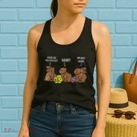 My Butt Hurts Funny Bitten Chocolate Bunny Easter Women's Tank Top thumb 2
