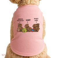 My Butt Hurts Funny Bitten Chocolate Bunny Easter Doggie Tank thumb 0