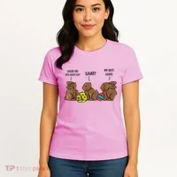 My Butt Hurts Funny Bitten Chocolate Bunny Easter Women's T-Shirt thumb 4
