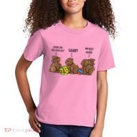 My Butt Hurts Funny Bitten Chocolate Bunny Easter Kids T-Shirt thumb 2
