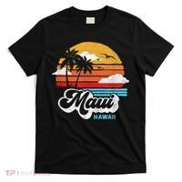 Maui Beach Hawaii Vintage Surf T-Shirt thumb 0