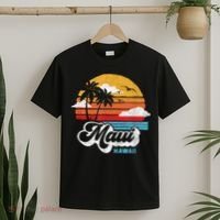Maui Beach Hawaii Vintage Surf T-Shirt thumb 2