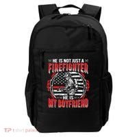 My Boyfriend Is A Firefighter Thin Red Line Fire Girlfriend Backpack thumb 0