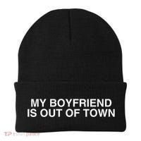 My Boyfriend Is Out Of Town Beanie thumb 0