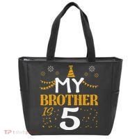 My Brother Is 5 5th Birthday 2020 5 Years Old Brother Gift Tote Bag thumb 0