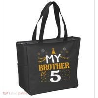 My Brother Is 5 5th Birthday 2020 5 Years Old Brother Gift Tote Bag thumb 2