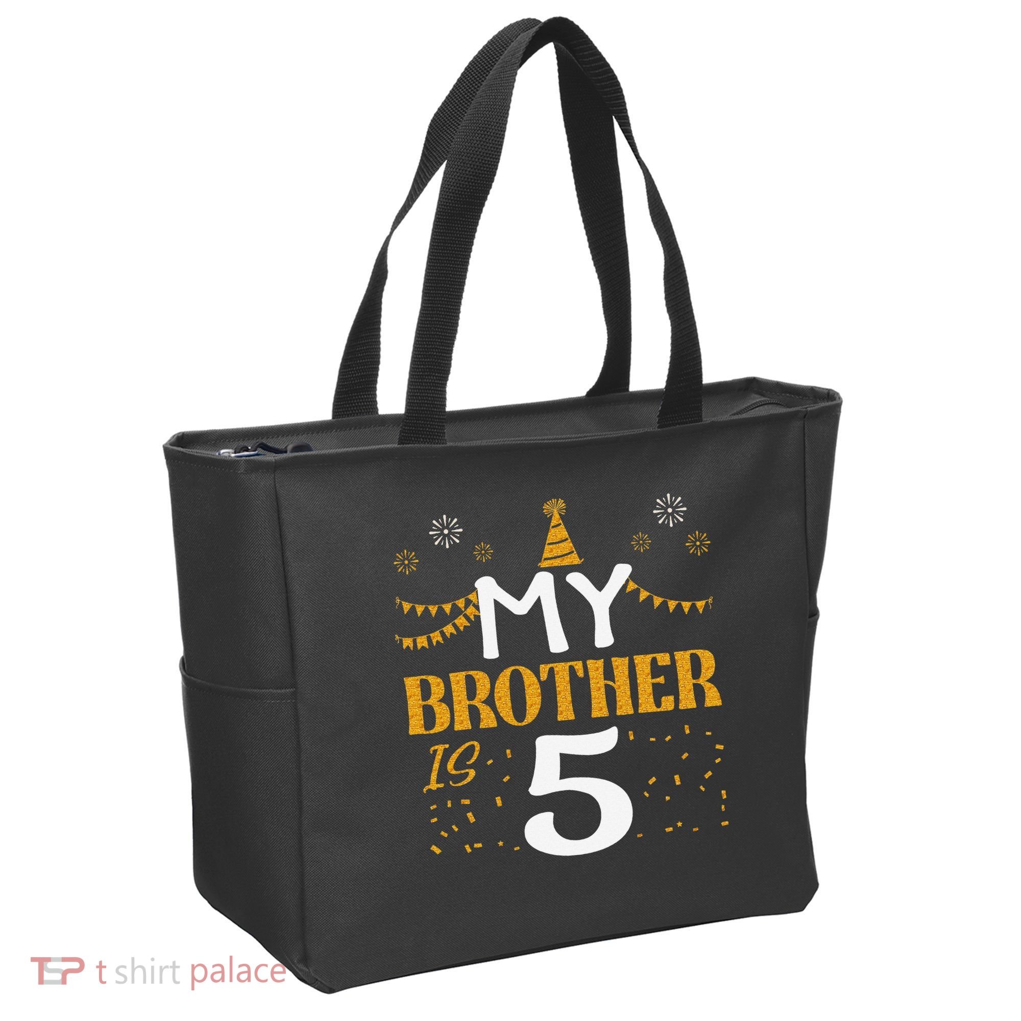 My Brother Is 5 5th Birthday 2020 5 Years Old Brother Gift Tote Bag