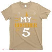 My Brother Is 5 5th Birthday 2020 5 Years Old Brother Gift T-Shirt thumb 0