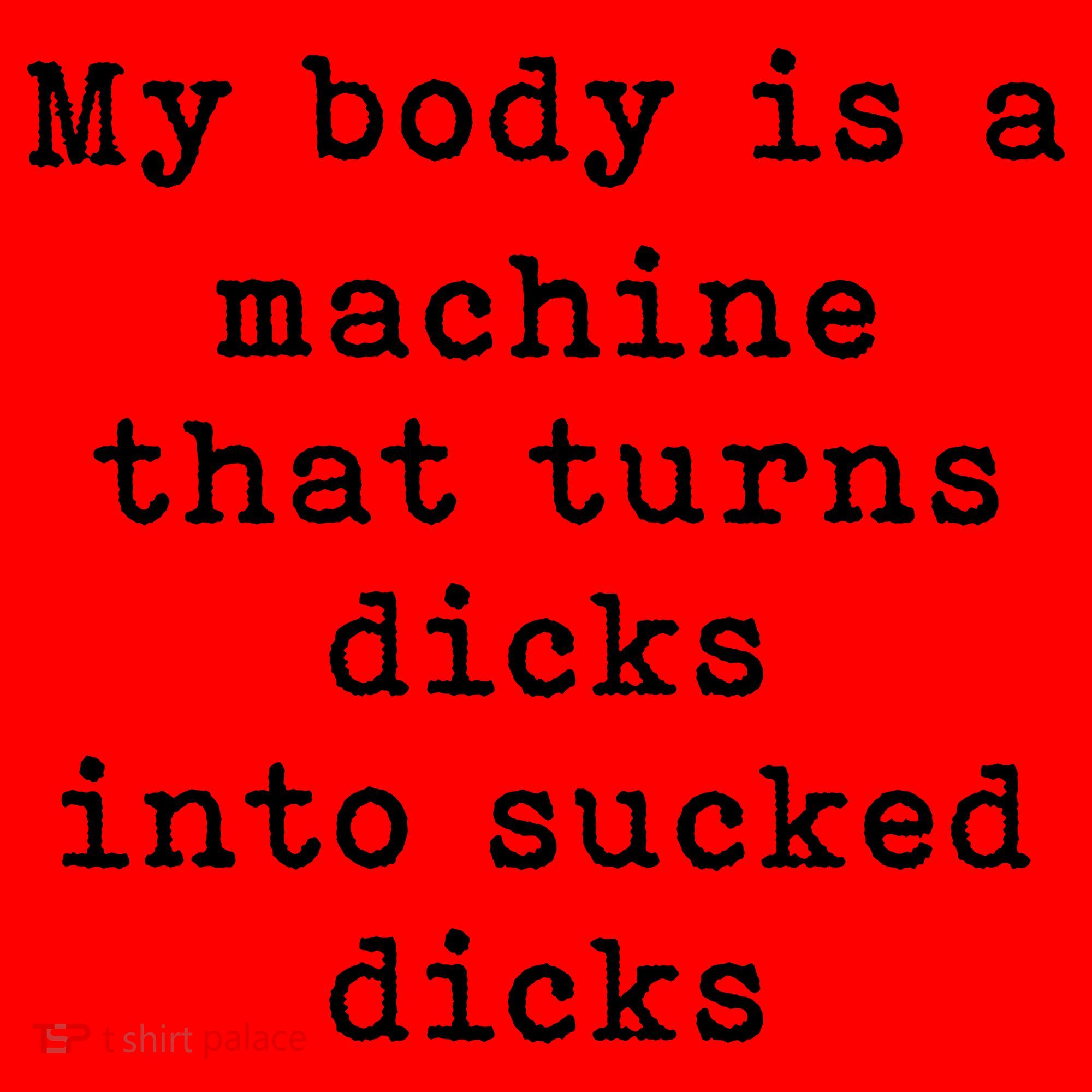 My Body Is A Machine That Turns Dicks Into Sucked Dicks Santa Hat