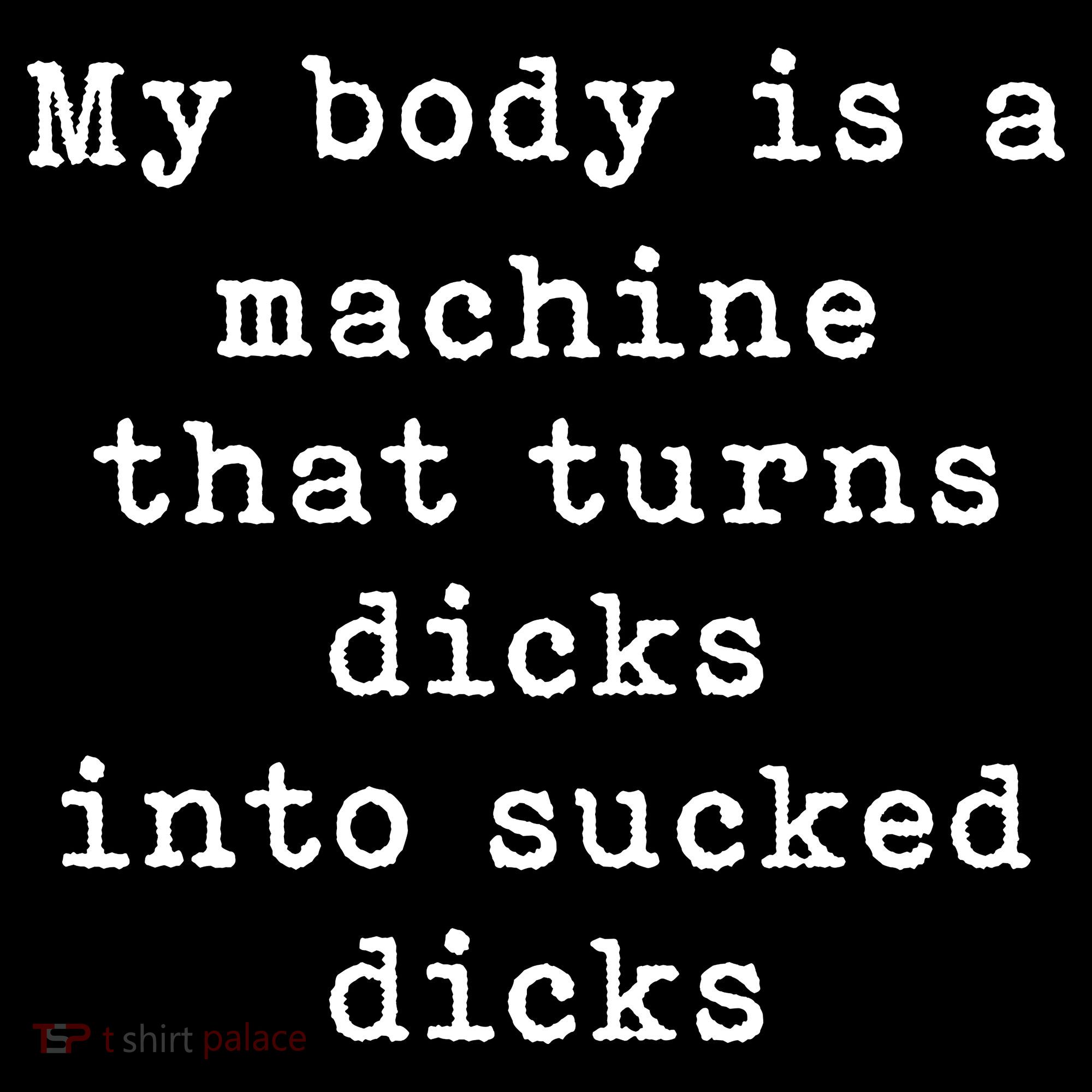 My Body Is A Machine That Turns Dicks Into Sucked Dicks Funny Pom Pom 12in Knit Beanie