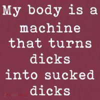 My Body Is A Machine That Turns Dicks Into Sucked Dicks Funny 16oz Travel Tumbler thumb 2
