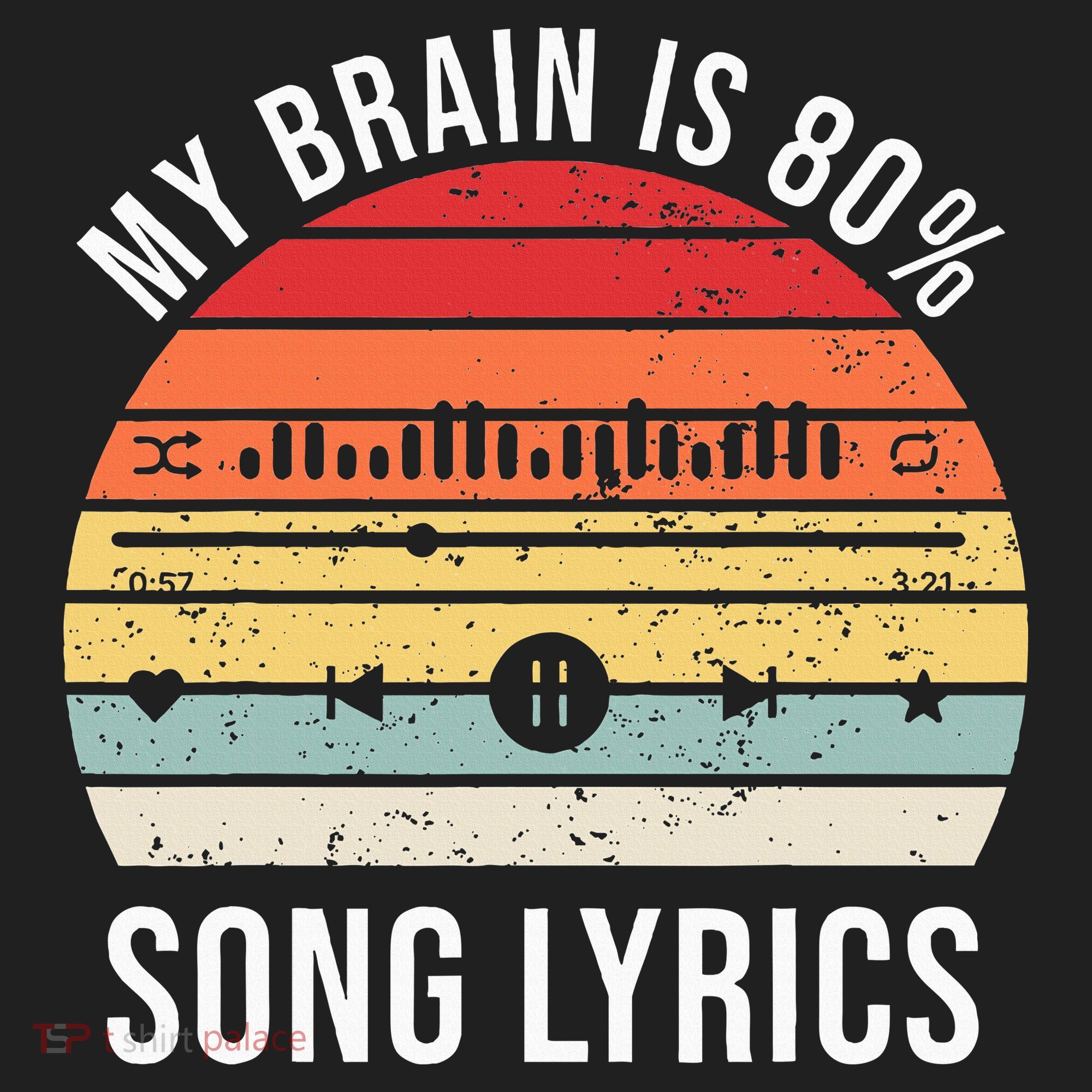 My Brain Is 80 Percent Song Lyrics Beanie
