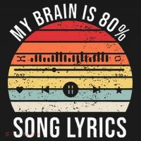 My Brain Is 80 Percent Song Lyrics Women's Hoodie thumb 2