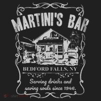Martini's Bar It's A Wonderful Life Beanie thumb 2