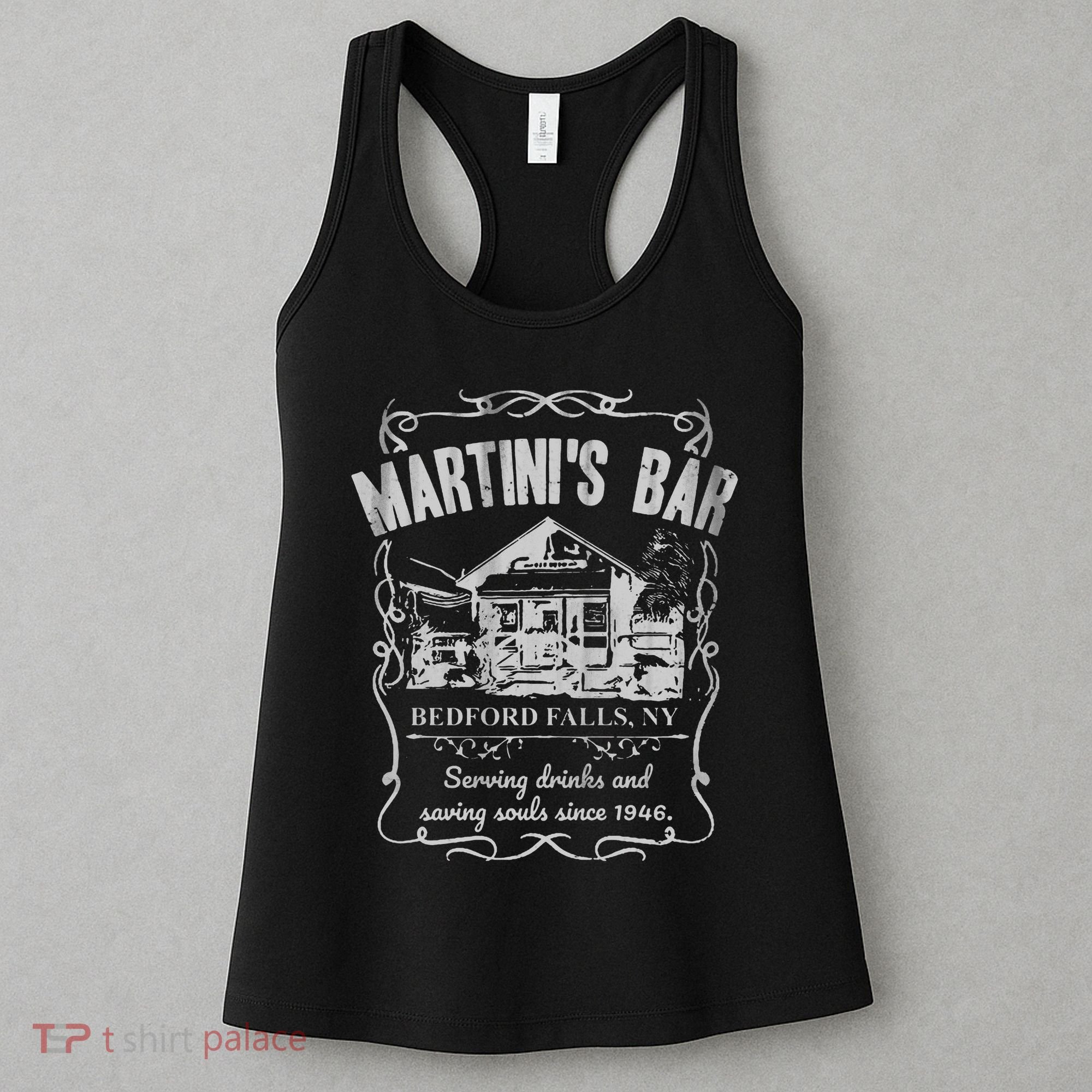 Martini's Bar It's A Wonderful Life Women's Tank Top
