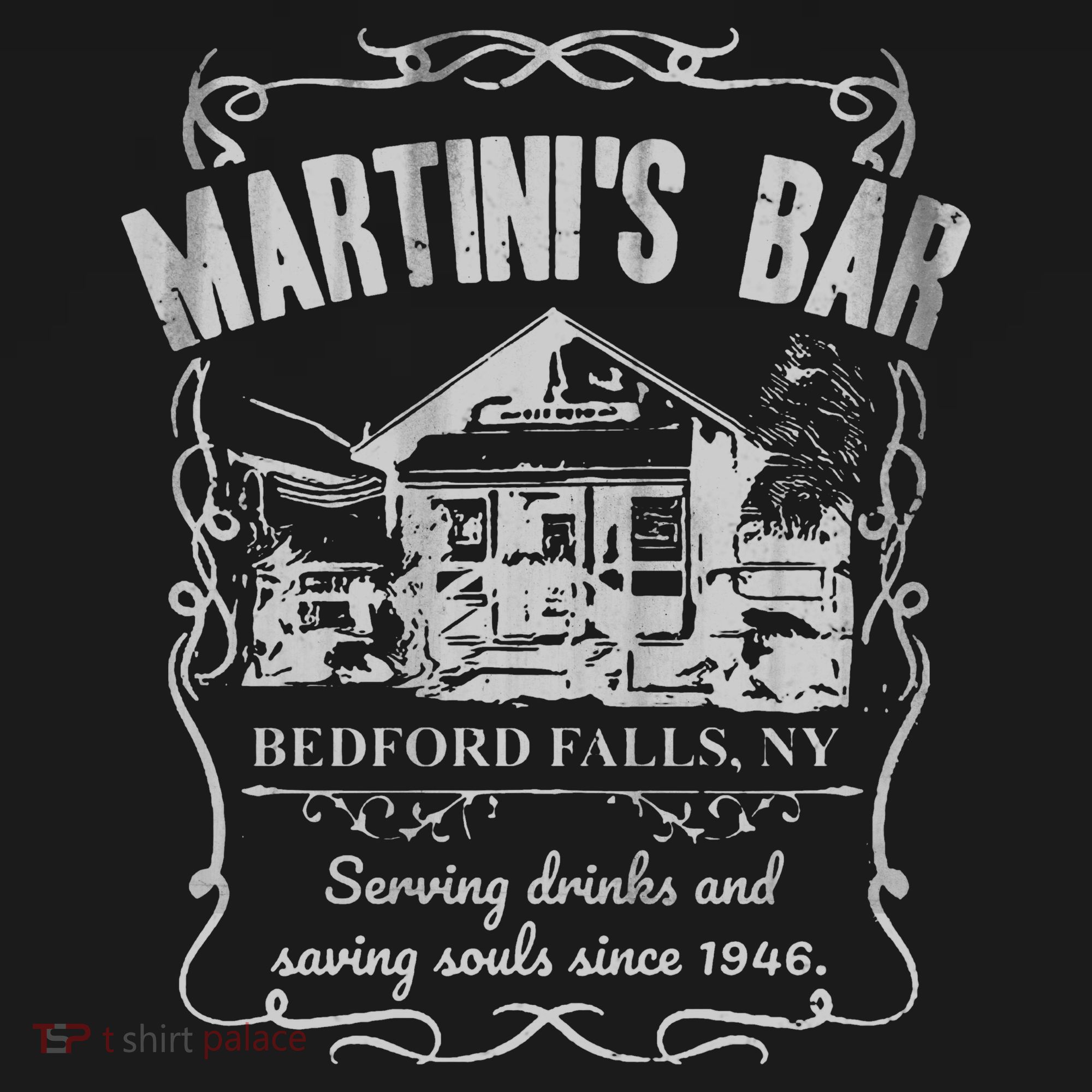 Martini's Bar It's A Wonderful Life Women's Tank Top
