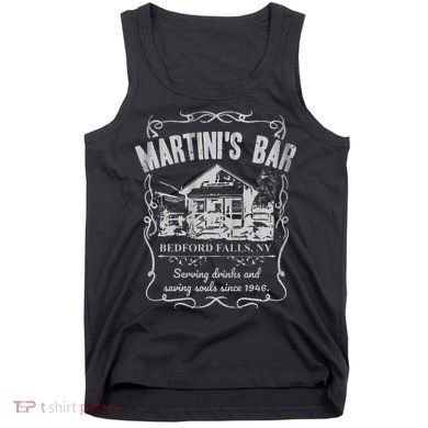 Martini's Bar It's A Wonderful Life Tank Top