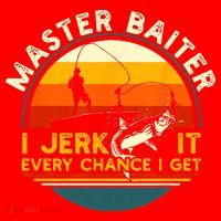 Master Baiter I’m Always Jerking My Rod For A Fishing Lovers Gift Santa Hat thumb 1