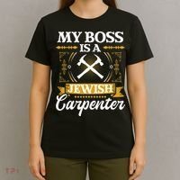 My Boss Is A Jewish Carpenter Jew Hebrew Judaism Israelite T-Shirt thumb 4