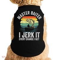 Master Baiter I Jerk It Every Chance I Get Doggie Tank thumb 0