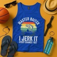 Master Baiter I Jerk It Every Chance I Get Tank Top thumb 4