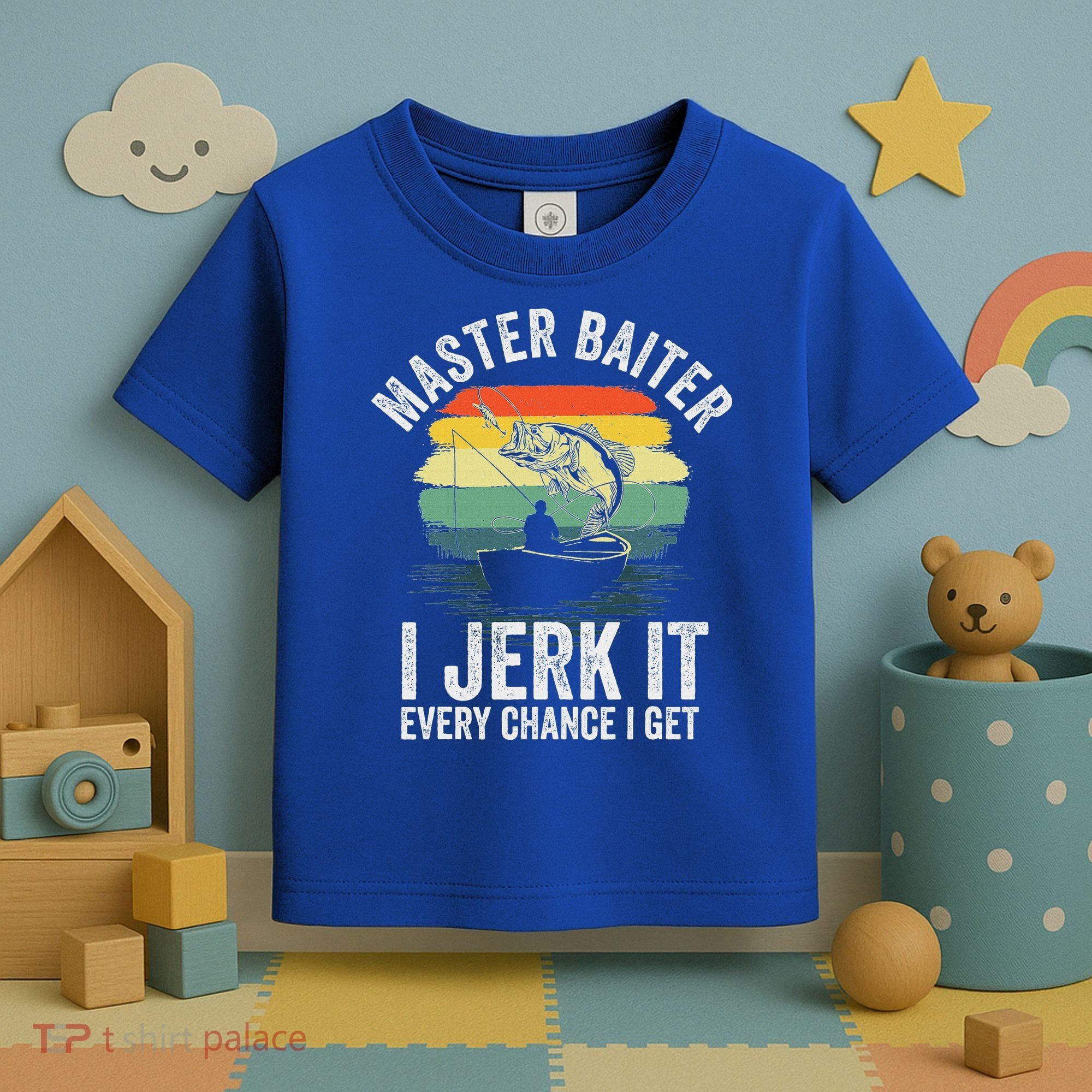 Master Baiter I Jerk It Every Chance I Get Toddler T-Shirt