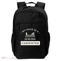 My Boss Is A Jewish Carpenter Backpack thumb 0