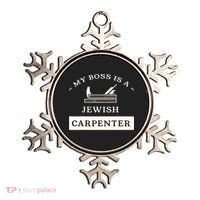 My Boss Is A Jewish Carpenter Ornament thumb 0