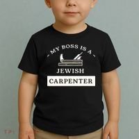 My Boss Is A Jewish Carpenter Toddler T-Shirt thumb 2