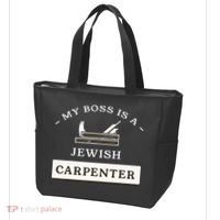 My Boss Is A Jewish Carpenter Tote Bag thumb 3