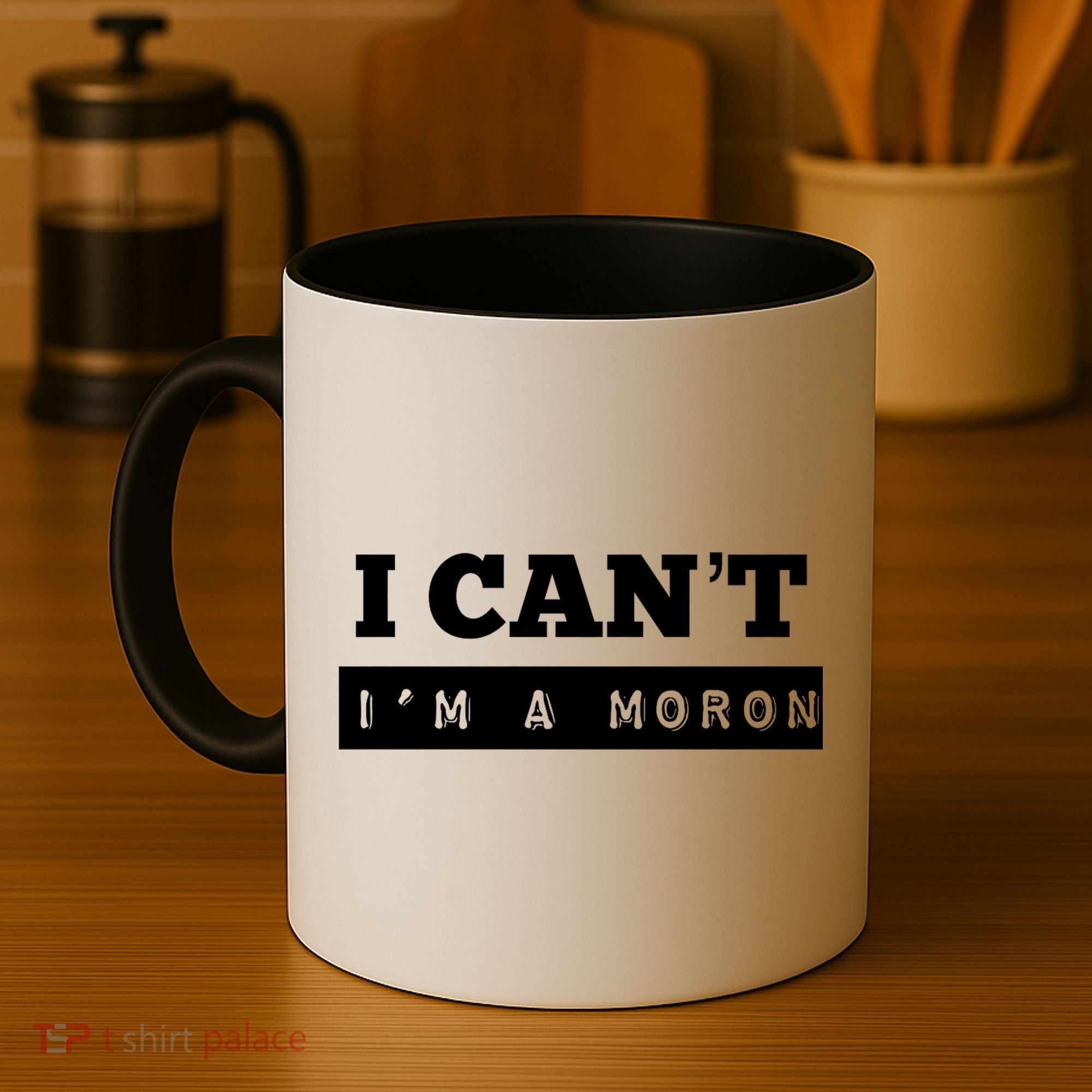 Moron Baseball I Can’T I’M A Moron Coffee Mug