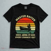 Master Baiter I Jerk It Every Chance I Get Vintage Fisherman T-Shirt thumb 5