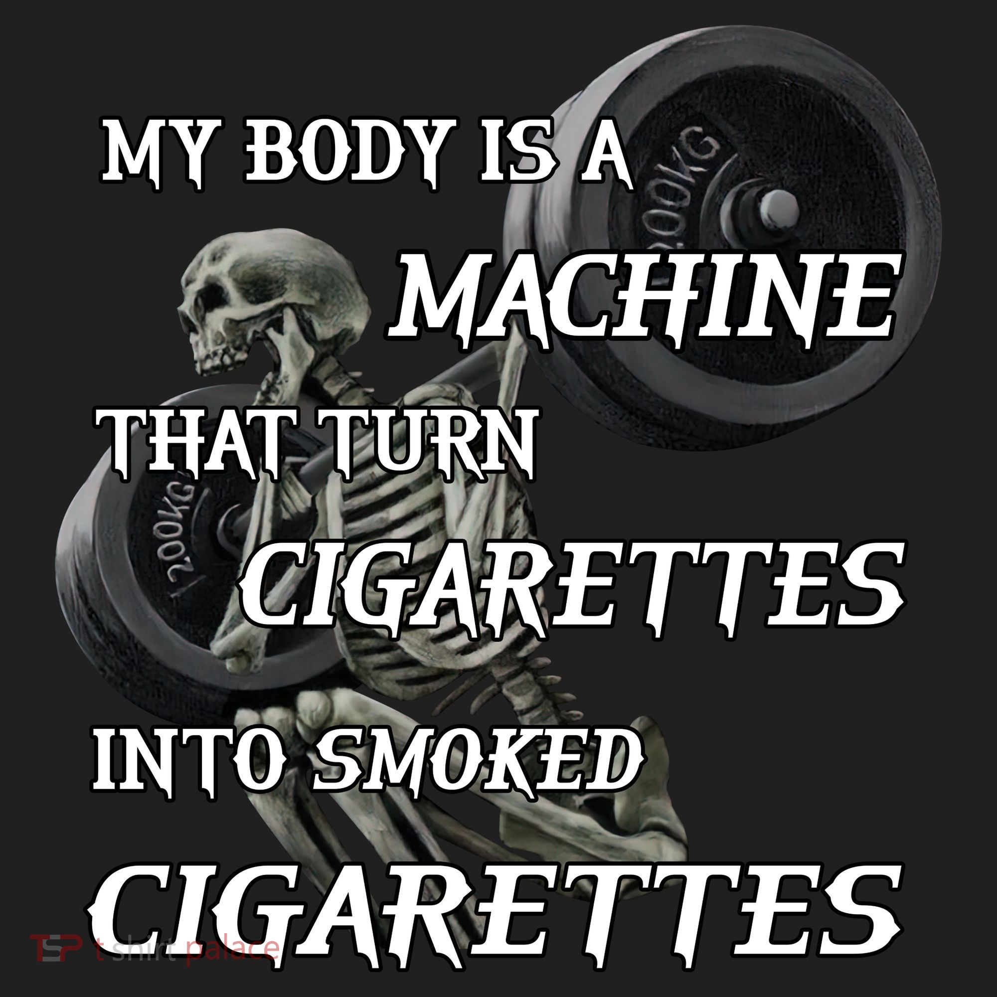 My Body Is A Machine That Turns Cigarettes Into Smoked Cigarettes Beanie