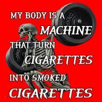 My Body Is A Machine That Turns Cigarettes Into Smoked Cigarettes Santa Hat thumb 1