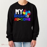 My Brother Is Ausome Autism Awareness Women's Sweatshirt thumb 0