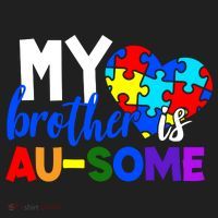My Brother Is Ausome Autism Awareness Women's Sweatshirt thumb 2