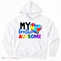 My Brother Is Ausome Autism Awareness Hoodie thumb 0