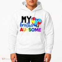 My Brother Is Ausome Autism Awareness Hoodie thumb 2