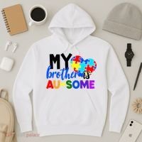 My Brother Is Ausome Autism Awareness Hoodie thumb 3